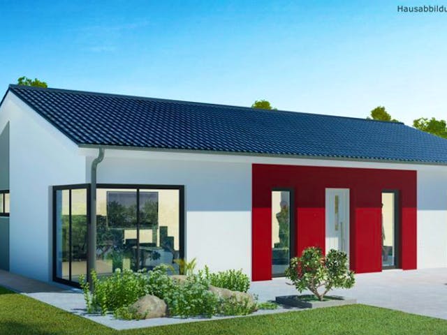Bungalow BL 95 Variante M – Außenansicht von Baudirekt Architektenhäuser