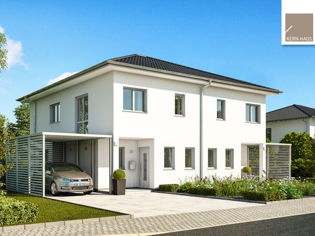 Doppelhaus Linus – Außenansicht von Kern-Haus
